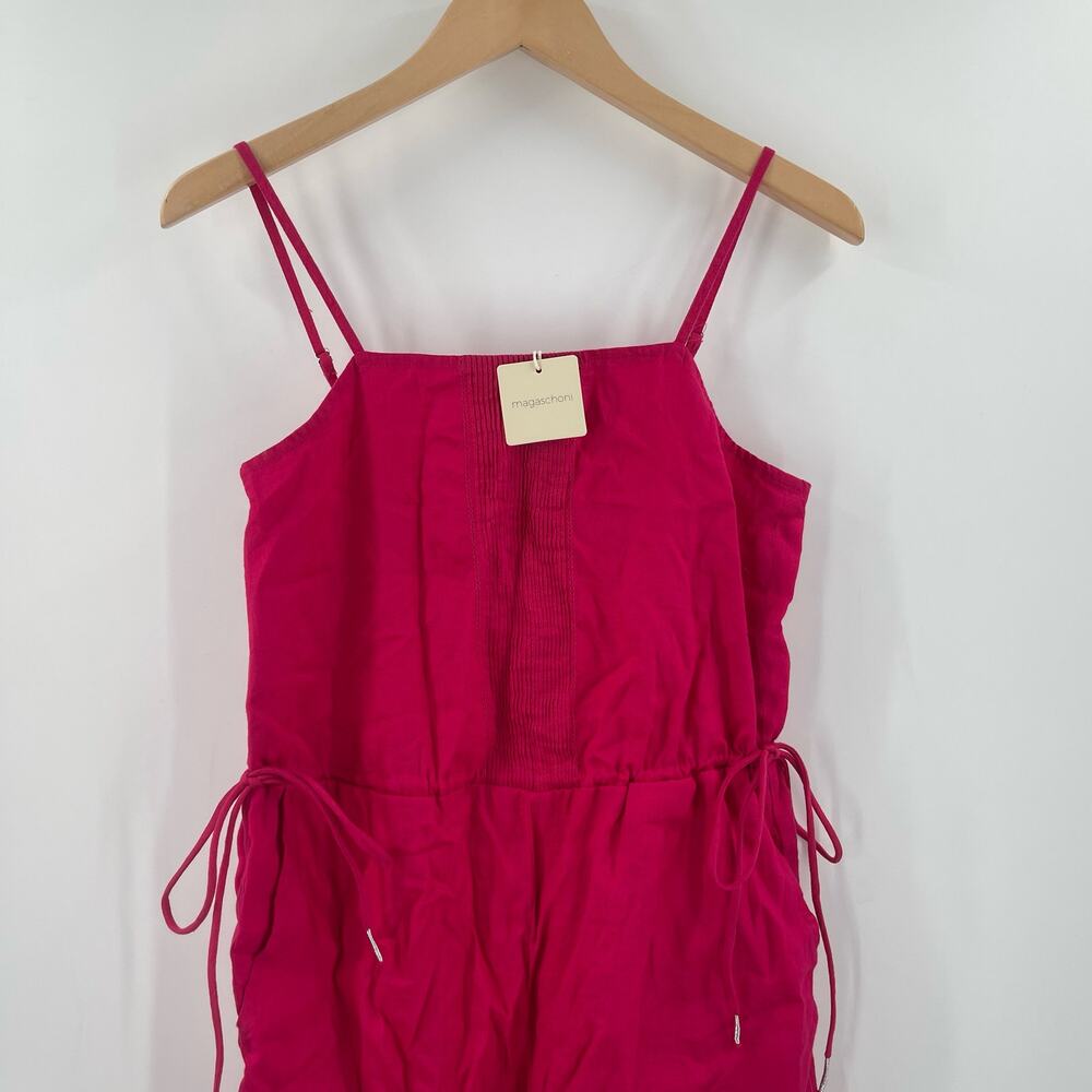MAGASCHONI Linen Jumpsuit Size Extra Small Designer Luxury Summer Spring NWT - Picture 8 of 13